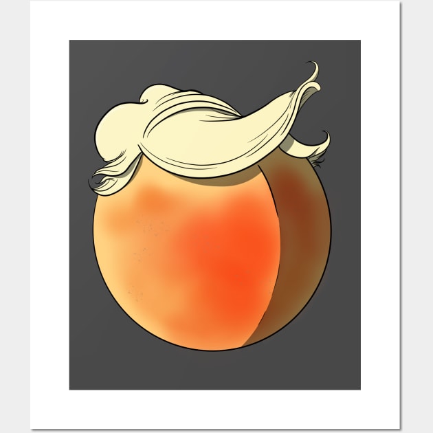 It’s A Bigly Peach Wall Art by ArtOfJHammond